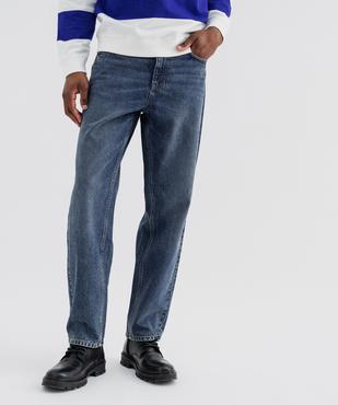 Jean loose en denim délavé homme vue1 - GEMO 4G HOMME - GEMO