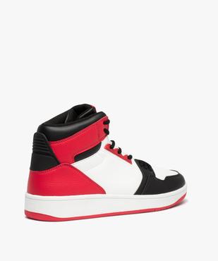 Baskets homme mid-cut colorées style rétro vue5 - GEMO 4G HOMME - GEMO