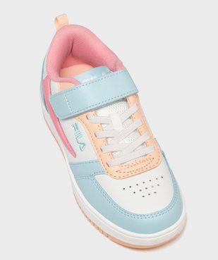Baskets basses à scratch et lacets élastiques fille - Fila vue5 - FILA - GEMO