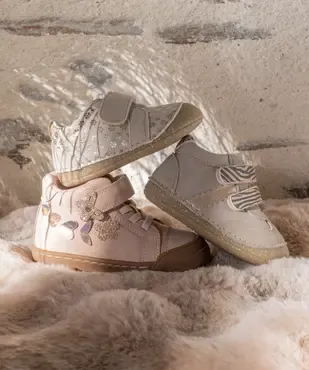 Chaussures de parc à motifs zébré bébé fille - Alma vue7 - ALMA - GEMO