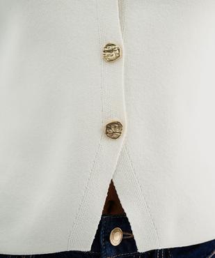 Débardeur boutonné en maille tricotée femme vue5 - GEMO(FEMME PAP) - GEMO