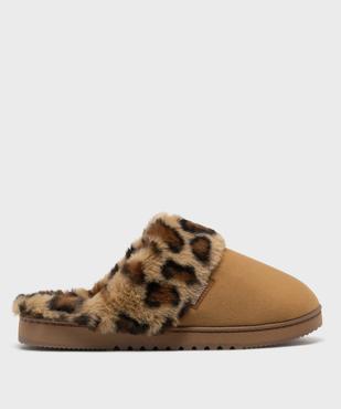 Chaussons mule avec fourrure imitation femme - Isotoner vue1 - ISOTONER - GEMO