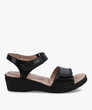 Sandales femme confort dessus cuir uni – 5 Reflex Zones vue1 - 5 REFLEX ZONES - GEMO