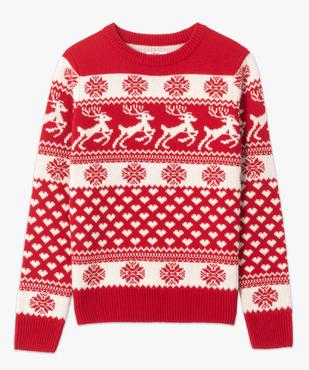 Pull de Noël femme bicolore vue4 - GEMO(FEMME PAP) - GEMO
