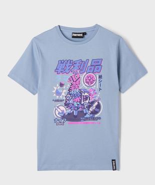 Tee-shirt manches courtes avec motif coloré garçon - Fortnite vue2 - FORTNITE - GEMO