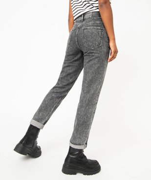 Jean large taille haute coloris délavé femme vue3 - GEMO(FEMME PAP) - GEMO