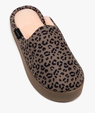 Chaussons à motifs léopard femme - Isotoner vue5 - ISOTONER - GEMO