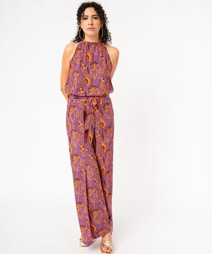 Blouse sans manches fluide à motifs dorés femme vue5 - GEMO(FEMME PAP) - GEMO