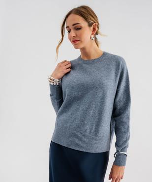 Pull à col rond coupe oversize femme vue1 - GEMO 4G FEMME - GEMO