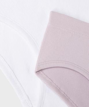 Shorty en maille côtelée fille (lot de 2) vue2 - GEMO 4G FILLE - GEMO