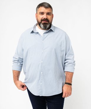Chemise rayée coupe Regular homme vue7 - GEMO 4G HOMME - GEMO