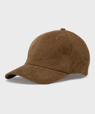 Casquette en velours côtelé homme vue1 - GEMO (ACCESS) - GEMO