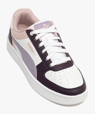 Baskets fille tricolores avec lacets élastiques Caven - Puma vue5 - PUMA - GEMO