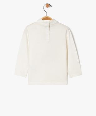Tee-shirt manches longues et col roulé imprimé dinosaures bébé garçon vue3 - GEMO 4G BEBE - GEMO