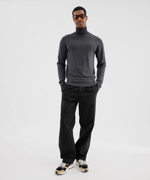 Pull col roulé en maille fine homme vue5 - GEMO 4G HOMME - GEMO