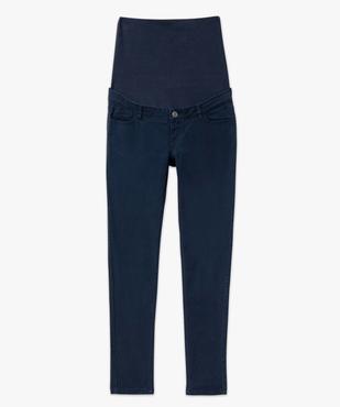 Jean de grossesse coupe Slim avec bandeau haut vue4 - GEMO(FEMME PAP) - GEMO