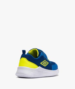 Baskets garçon running bicolores à scratch - Umbro vue4 - UMBRO - GEMO