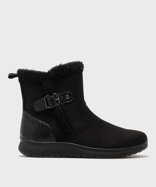 Boots confort avec détails en fourrure imitation femme vue1 - G'FLEX - GEMO