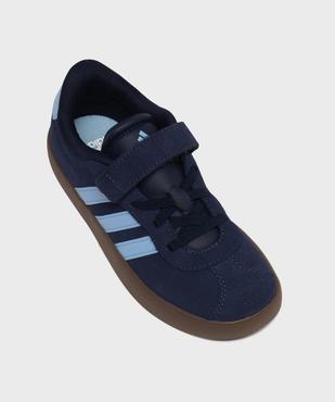 Baskets en cuir suédé VL Court 3.0 à scratch garçon - Adidas vue5 - ADIDAS - GEMO