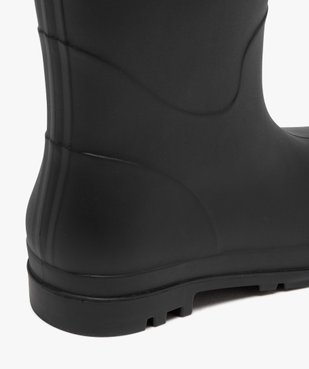 Bottes de pluie femme unies à semelle crantée vue6 - GEMO (EQUIPT) - GEMO