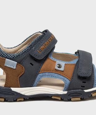 Sandales à scratch multi-matières garçon - Gepy vue6 - GEPY - GEMO