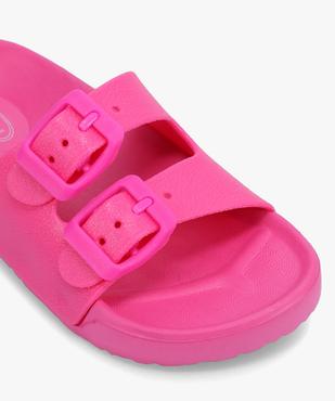 Mules de piscine fille unies à brides ajustables vue6 - GEMO (ENFANT) - GEMO