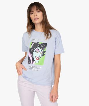 Tee-shirt femme à manches courtes avec message - Disney vue1 - DISNEY DTR - GEMO