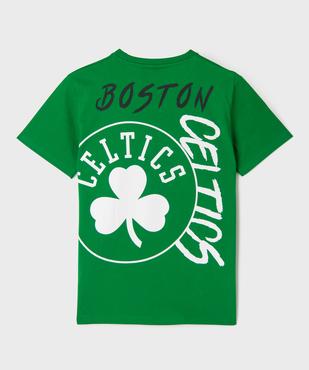 Tee-shirt manches courtes inscription Boston Celtics garçon - NBA vue4 - NBA - GEMO