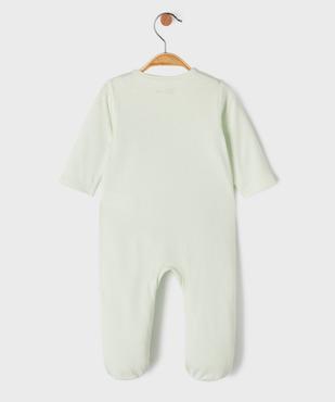 Pyjama en coton ouvert devant motif dinosaures bébé garçon vue2 - GEMO 4G BEBE - GEMO