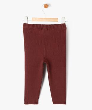 Pantalon en maille côtelée bébé fille vue4 - GEMO(BEBE DEBT) - GEMO