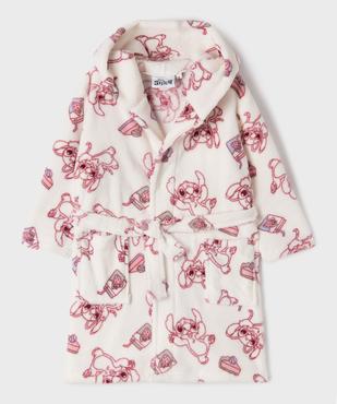 Robe de chambre fille à motifs Stitch - Disney vue2 - LILO & STITCH - GEMO