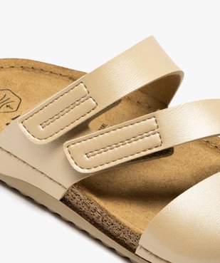 Mules confort unies à brides scratch femme vue6 - G'FLEX - GEMO