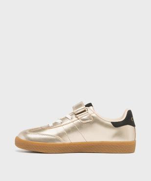 Baskets métallisées fermeture scratch fille - Chipie vue3 - CHIPIE - GEMO