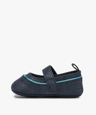 Chaussures de naissance bébé fille babies pailletées vue3 - GEMO(BB COUCHE) - GEMO