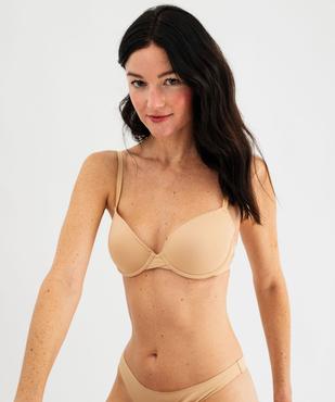 Soutien-gorge corbeille à armatures et bonnets moulés en microfibre vue7 - GEMO 4G FEMME - GEMO
