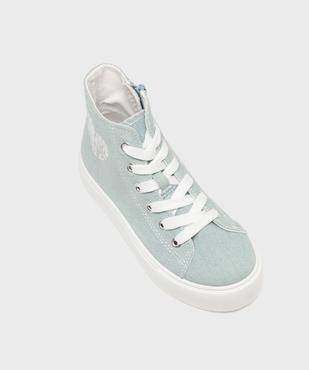 Baskets montantes en toile à semelle plateforme fille - Lovely Wings vue5 - LOVELY WINGS - GEMO