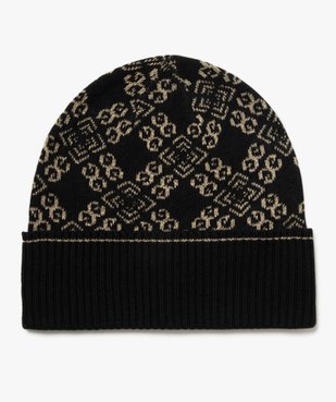 Bonnet en maille avec motifs pailletés femme vue1 - GEMO (ACCESS) - GEMO
