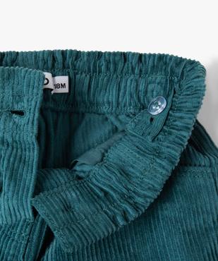 Short bébé fille en velours grosses côtes vue2 - GEMO(BEBE DEBT) - GEMO