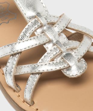 Sandales en cuir brillant multibrides fille - Lovely Wings vue6 - LOVELY WINGS GEMO FOR GOOD - GEMO