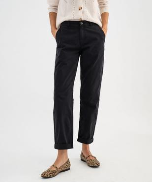 Pantalon chino coupe regular femme vue1 - GEMO(FEMME PAP) - GEMO