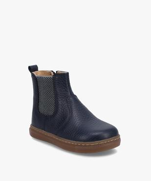 Boots bébé dessus cuir à zip - NA! vue2 - NA! - GEMO