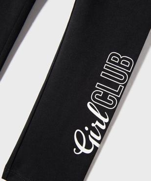 Legging de sport fille en maille plus résistante vue2 - GEMO 4G FILLE - GEMO
