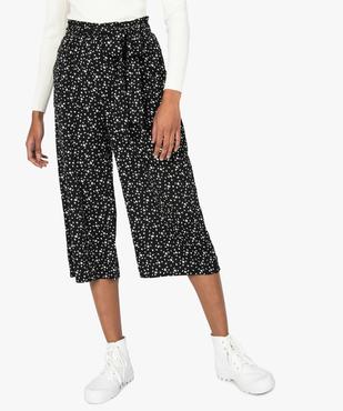 Pantacourt femme large et fluide vue1 - GEMO(FEMME PAP) - GEMO