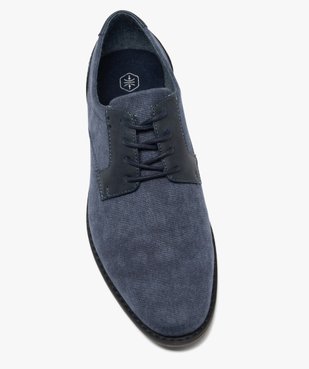 Derbies en toile homme vue5 - GEMO(URBAIN) - GEMO