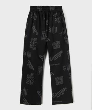 Pantalon de sport imprimé coupe large garçon - Camps United vue4 - CAMPS US GEMO FOR GOOD - GEMO