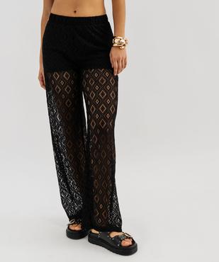 Pantalon de plage en dentelle femme vue9 - GEMO 4G FEMME - GEMO