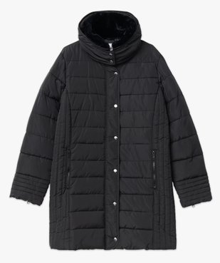 Manteau femme grande taille matelassé avec col doublé vue4 - GEMO (G TAILLE) - GEMO