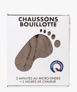 Chaussons bouillotte à chauffer au micro-ondes vue1 - AUTRES MARQUES - GEMO