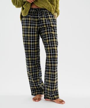 Bas de pyjama à carreaux femme vue1 - GEMO(HOMWR FEM) - GEMO