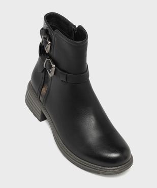 Boots avec brides fantaisie sur la tige femme - Emilia Rosa vue5 - EMILIA ROSA - GEMO